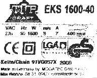 EKS 1600-40 TOPCRAFT